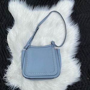 Posse Leather Crossbody Weave Purse
